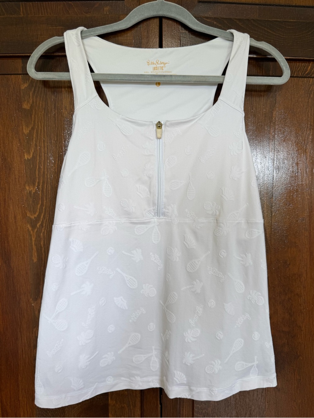 Lilly Pulitzer Luxletic Kalila Tennis Pickleball Resort Tank Size Large